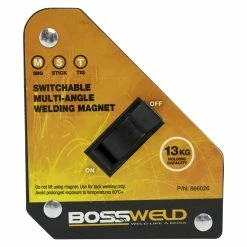 Flash Sale โ Bossweld 13kg Switchable Multi-Angle Welding Magnet - To Australia ๐คฉ