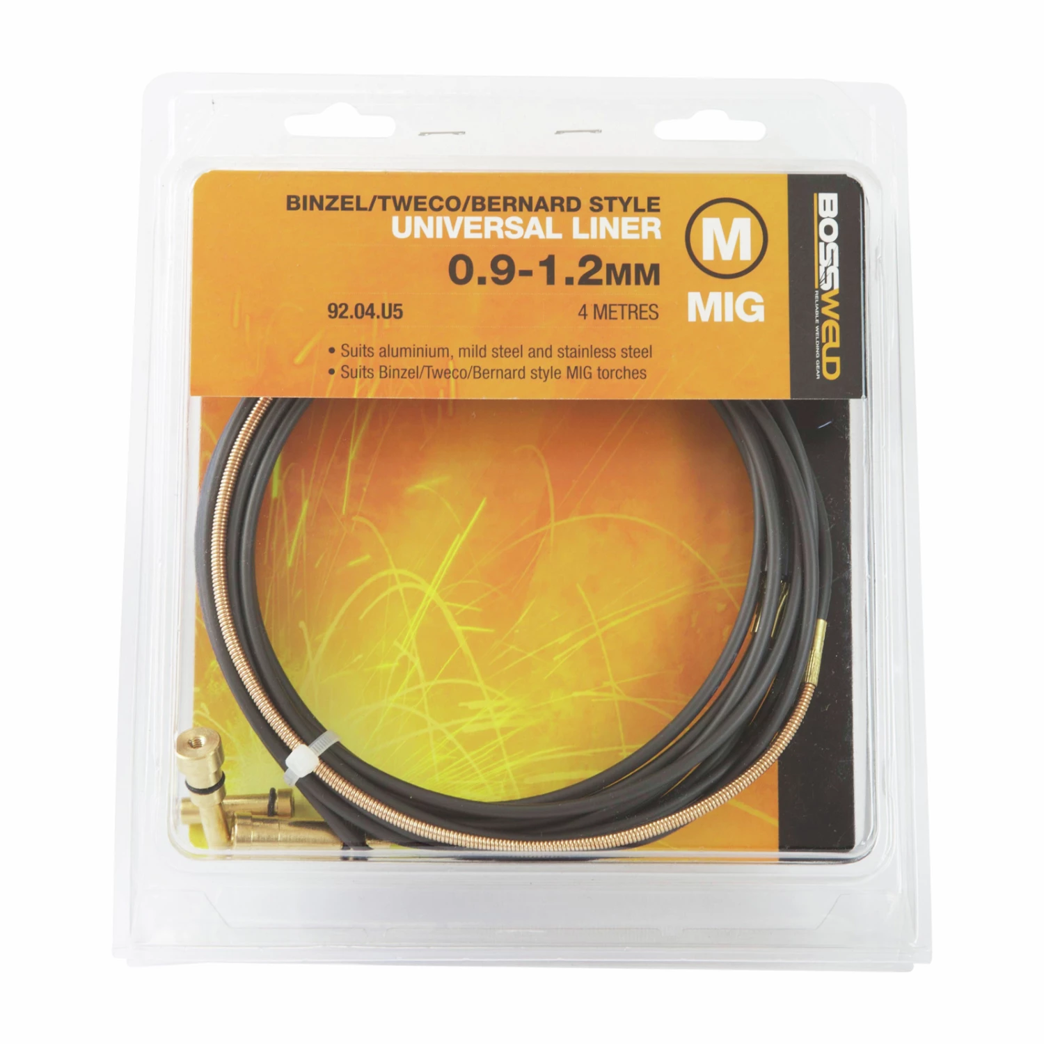 Promo ๐คฉ Australia Sale - Bossweld 0.9-1.2mm Universal MIG Liner - 4mt Other โ 4 Promo ๐คฉ Australia Sale - Bossweld 0.9-1.2mm Universal MIG Liner - 4mt Other โ - Image 2