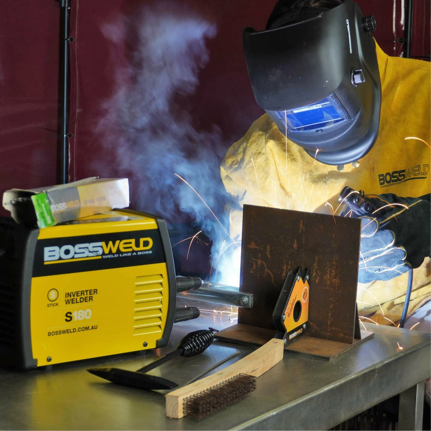 Deals 💯 Australia Sale - Bossweld 180 AMP S180 Stick Arc Inverter Welder 💯 9 Deals 💯 Australia Sale - Bossweld 180 AMP S180 Stick Arc Inverter Welder 💯 - Image 7