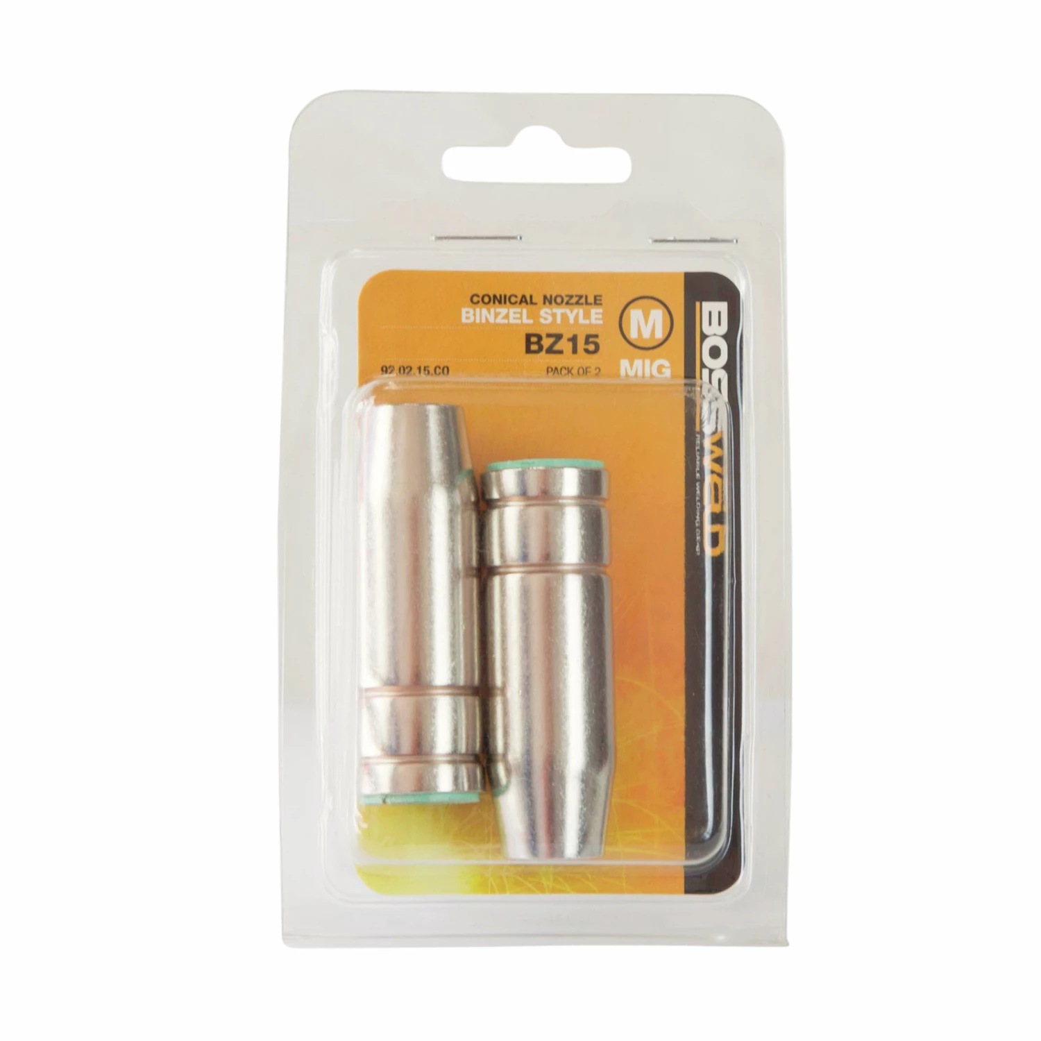 Outlet ✔️ Bossweld BZ15 Binzel Style Conical Nozzle - 2 Pack Other - To Australia ✨ 4 Outlet ✔️ Bossweld BZ15 Binzel Style Conical Nozzle - 2 Pack Other - To Australia ✨ - Image 2