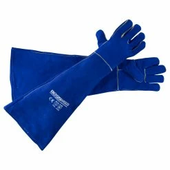 Discount ๐ Bossweld Extra Long Blue Welding Gloves - To Australia ๐